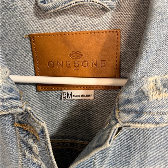 Distressed Light Blue Denim Jacket - Picture 2 of 5